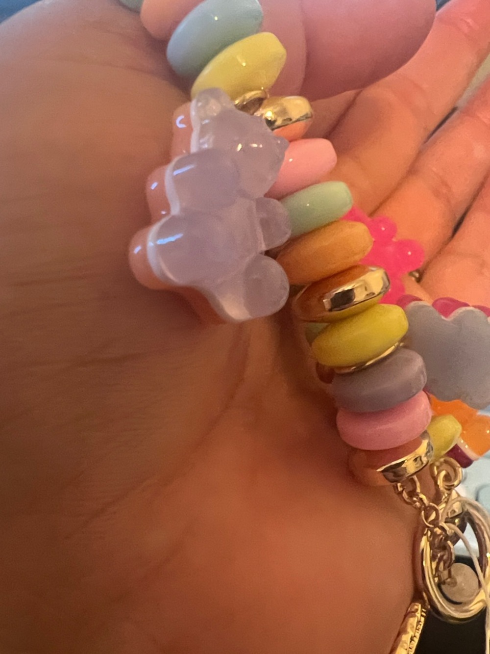 Betsey Johnson Gummy Bear Charm Flex Bracelet 🍬🧸